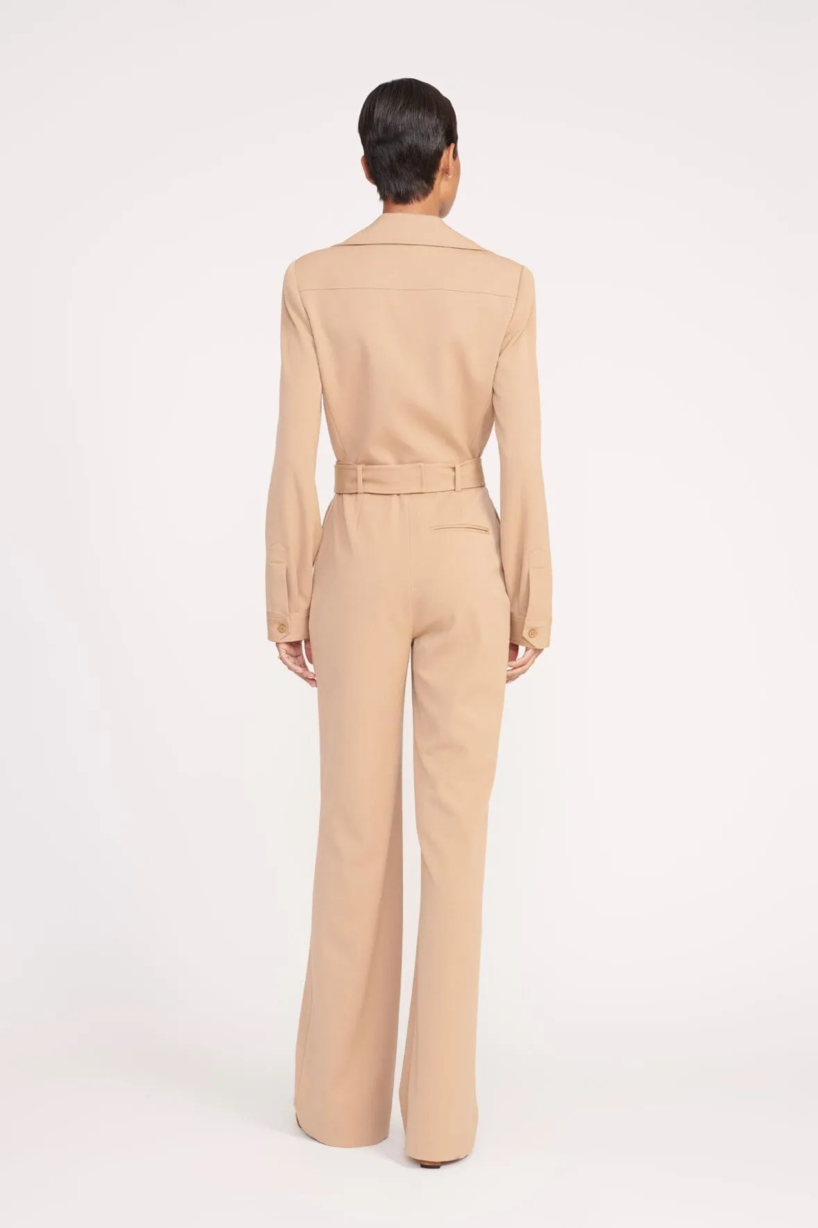 RAMBLE JUMPSUIT | CAMEL sold by STAUD product image thumbnail 3