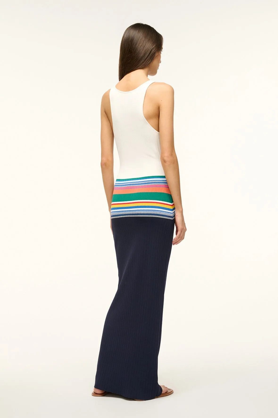 HIBISCUS DRESS | NAVY MULTI sold by STAUD product image thumbnail 4