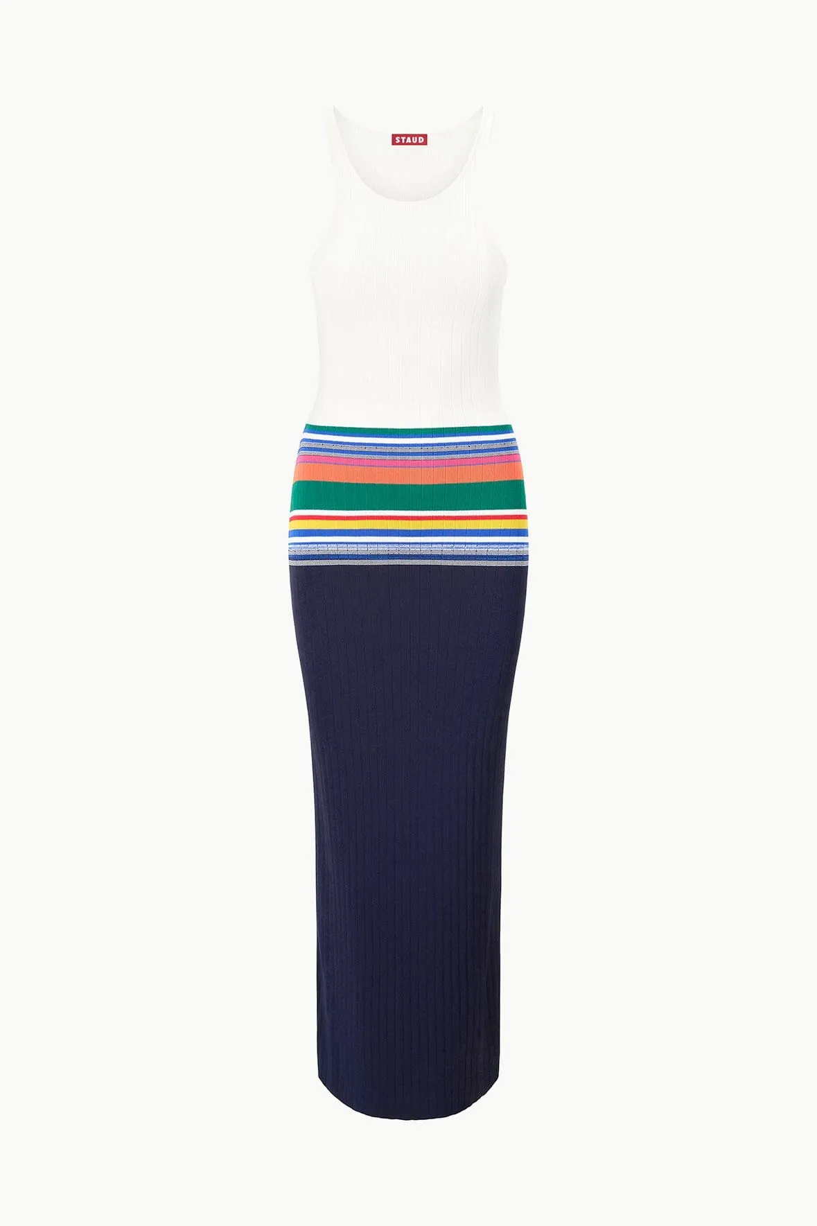 HIBISCUS DRESS | NAVY MULTI sold by STAUD product image thumbnail 5