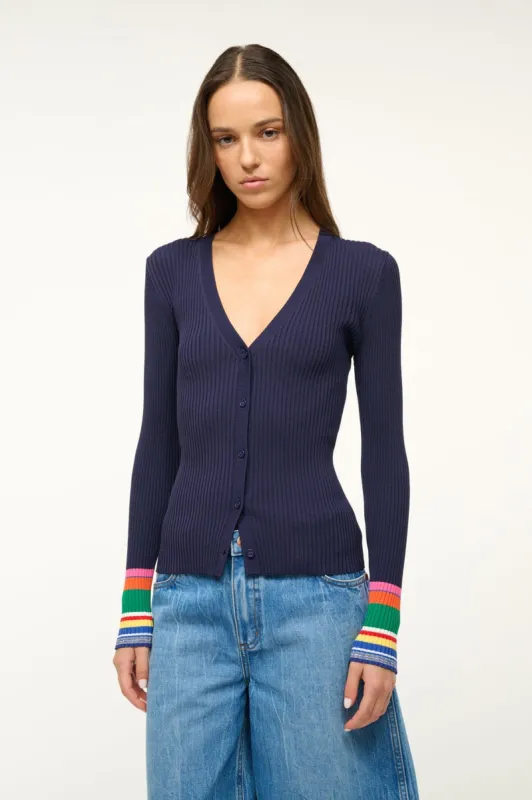 CARGO SWEATER | NAVY MULTI sold by STAUD