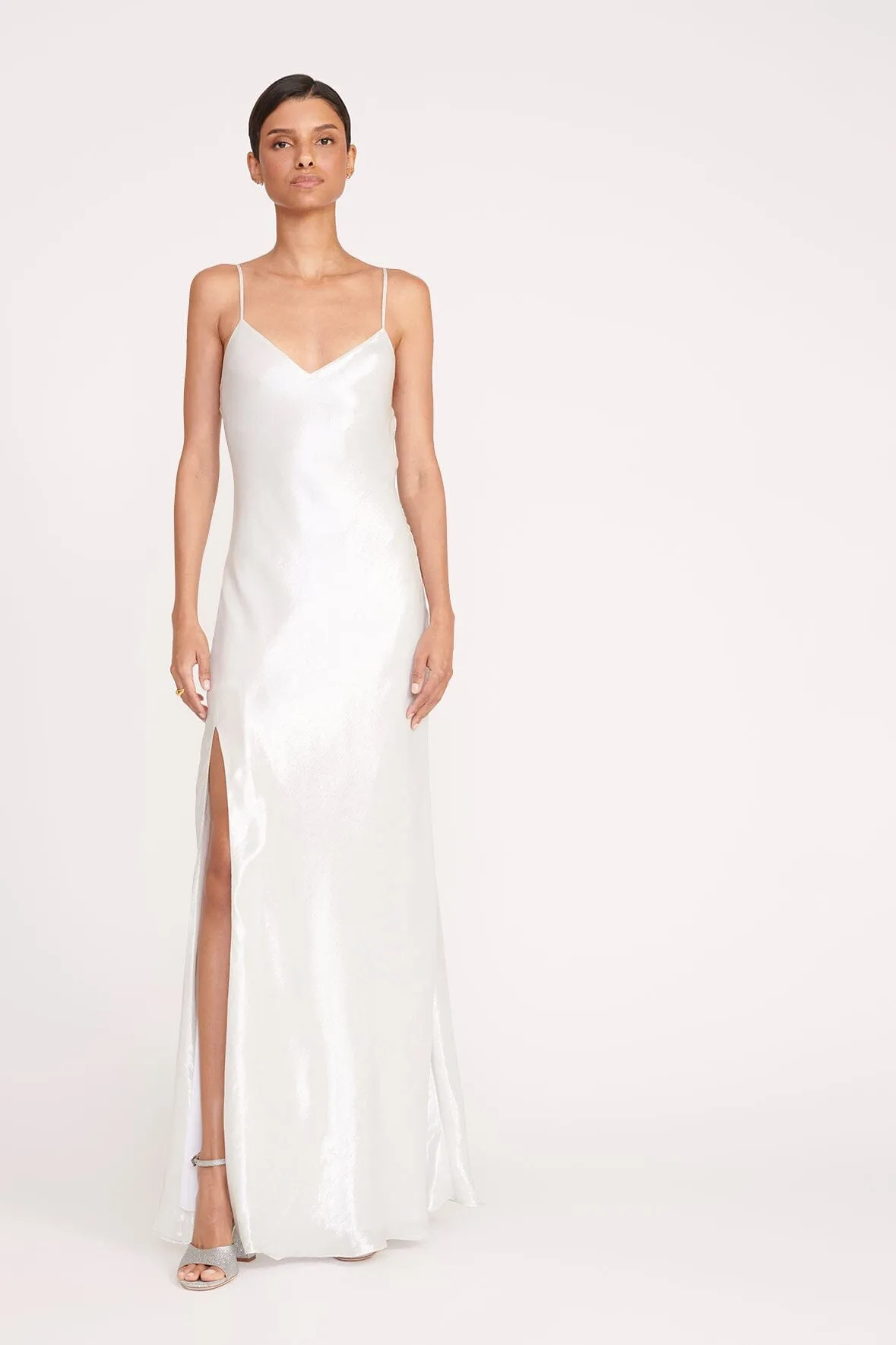 ALEXA DRESS | SILVER sold by STAUD product image thumbnail 4