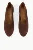 ALBA PUMP | MAHOGANY SUEDE sold by STAUD