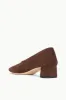 ALBA PUMP | MAHOGANY SUEDE sold by STAUD