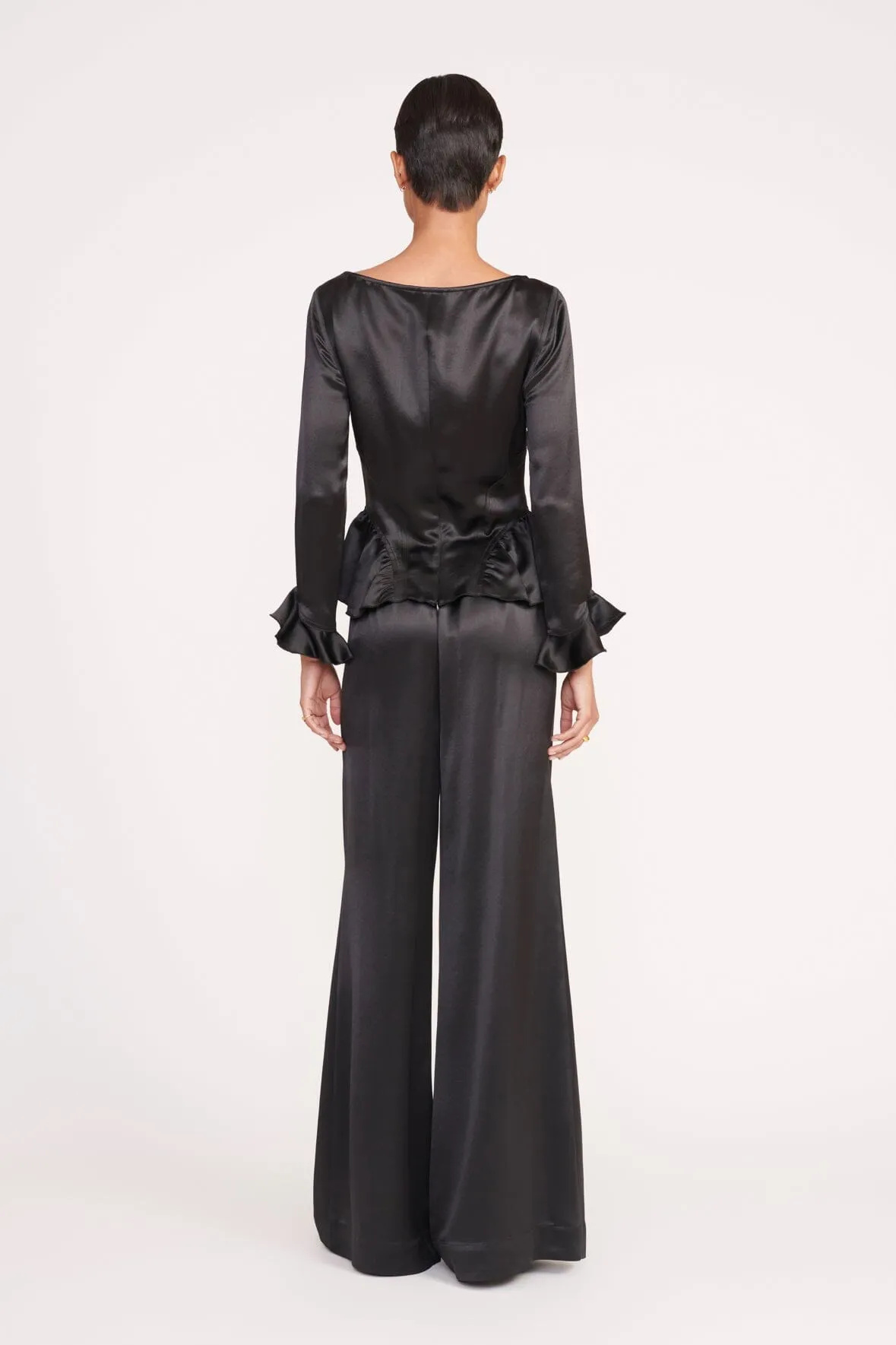 TOYA TOP | BLACK sold by STAUD product image thumbnail 4