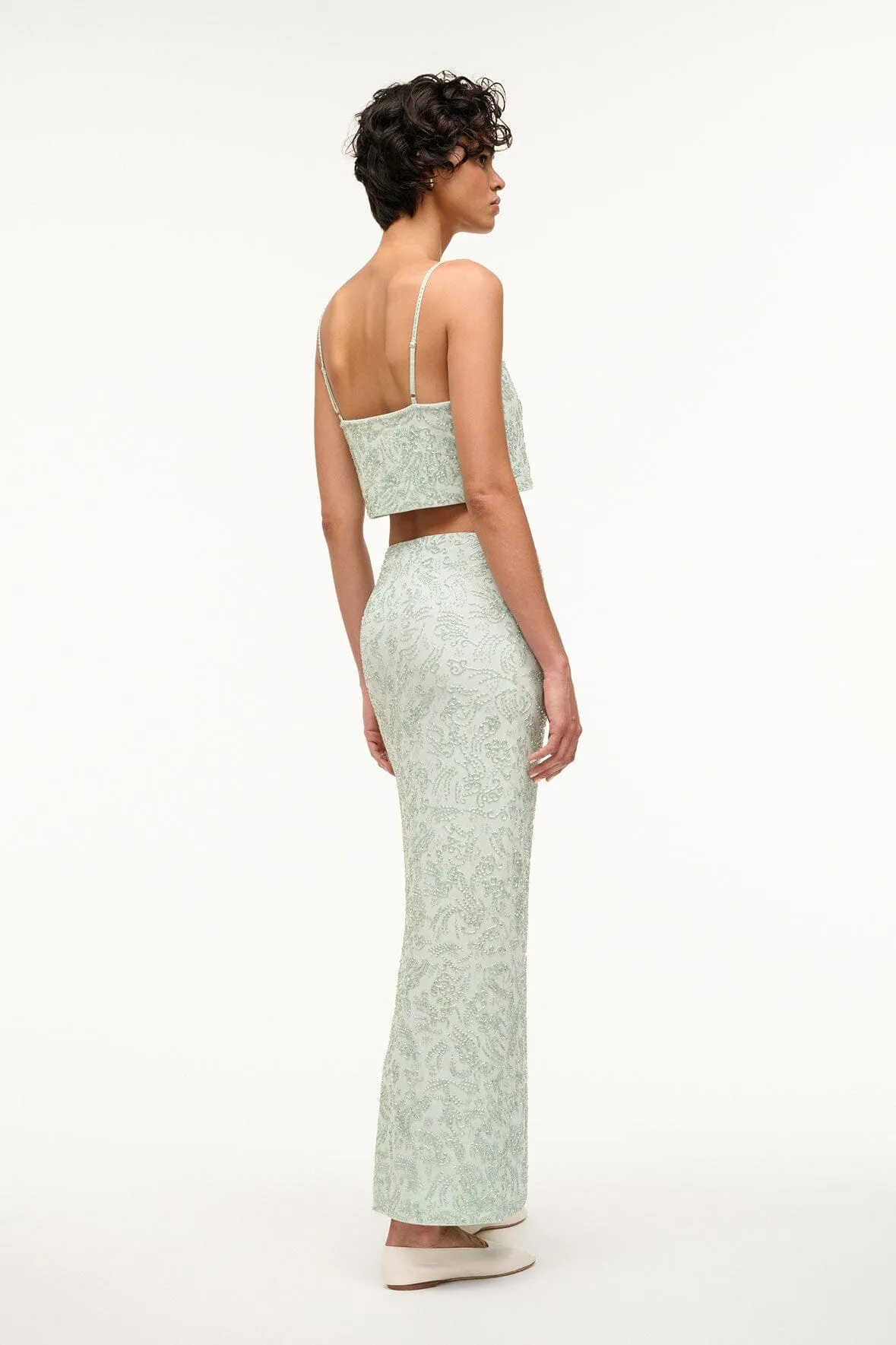 BARLETTA SKIRT | CARIBBEAN sold by STAUD product image thumbnail 5