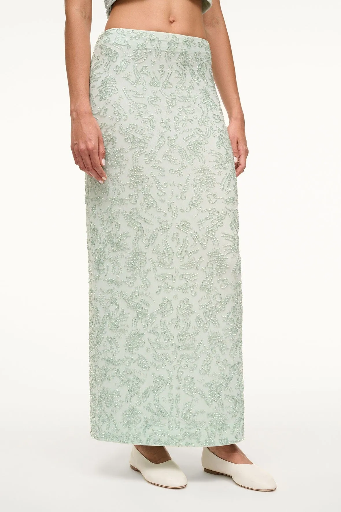 BARLETTA SKIRT | CARIBBEAN sold by STAUD product image thumbnail 4