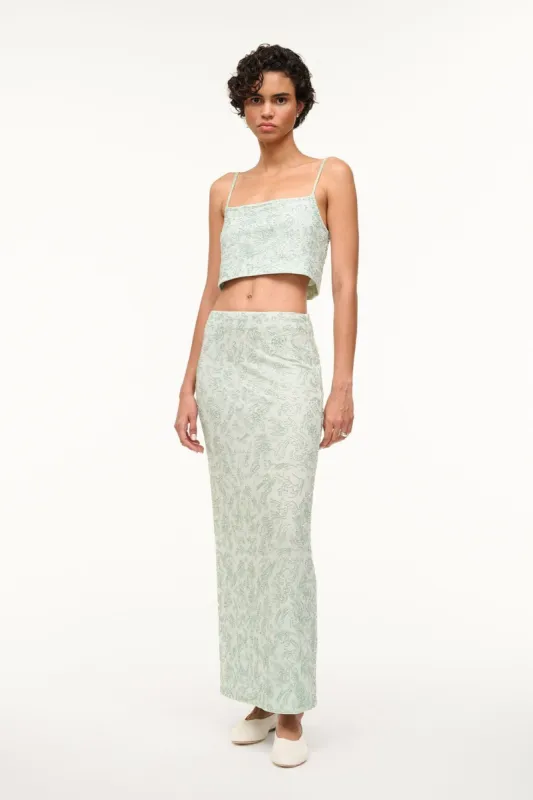 BARLETTA SKIRT | CARIBBEAN sold by STAUD