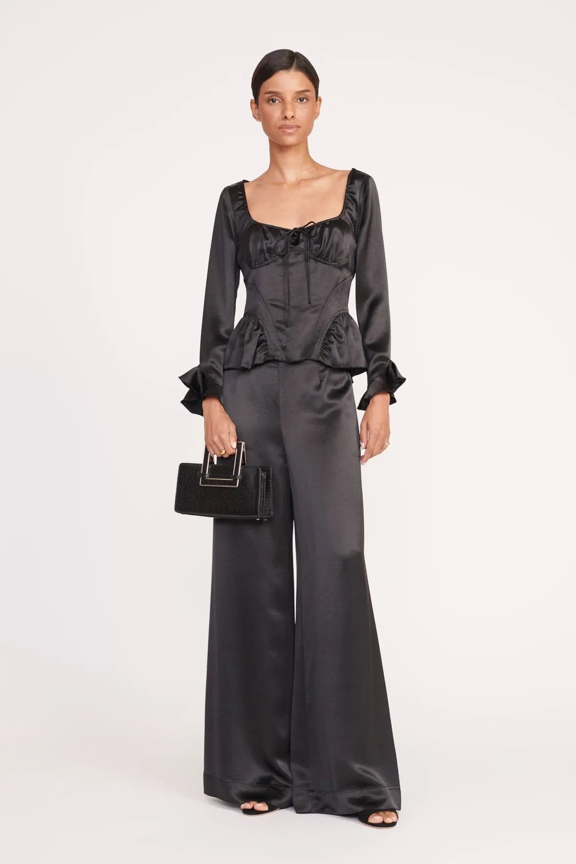 TOYA TOP | BLACK sold by STAUD product image thumbnail 2