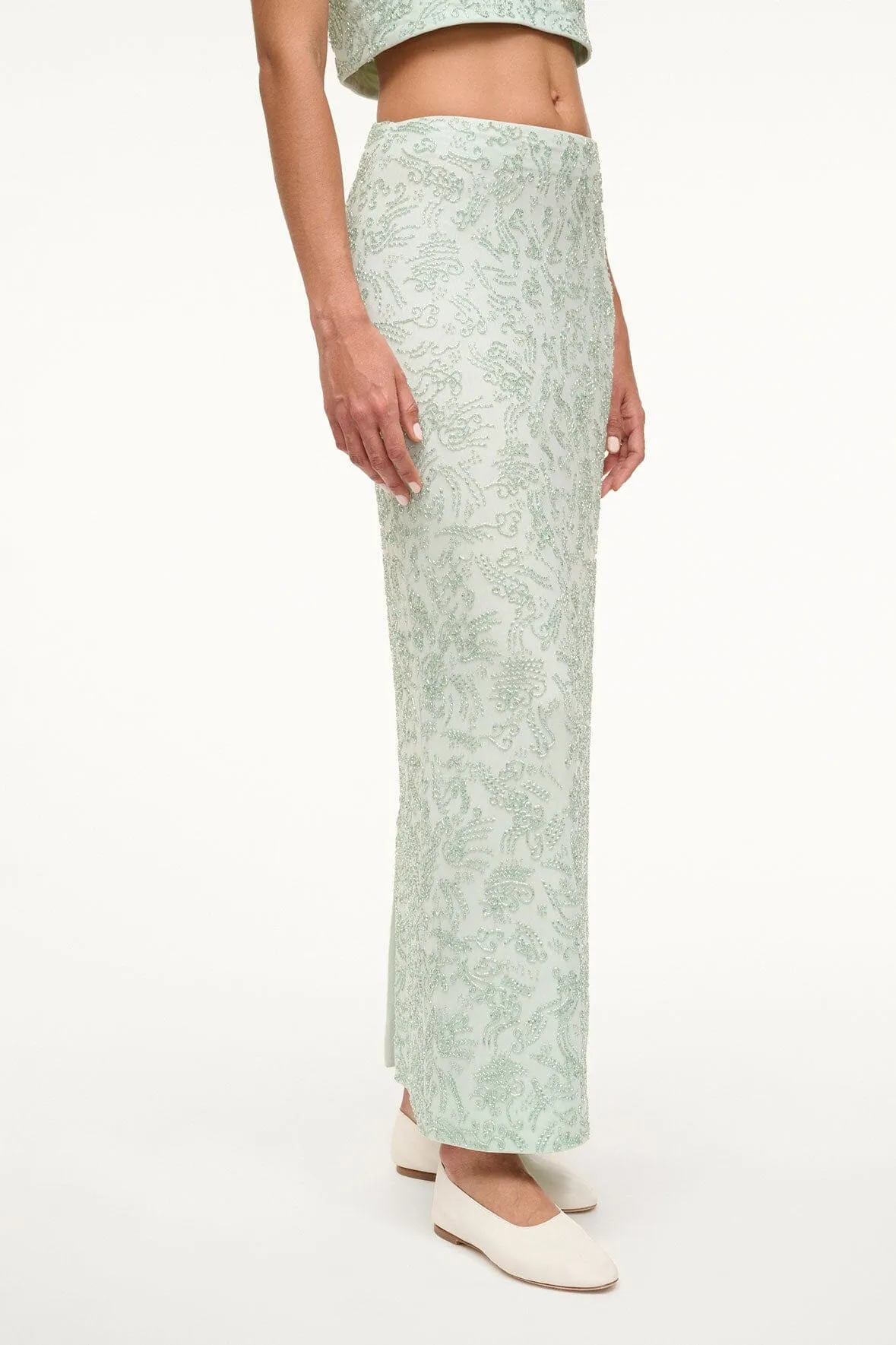 BARLETTA SKIRT | CARIBBEAN sold by STAUD product image thumbnail 3