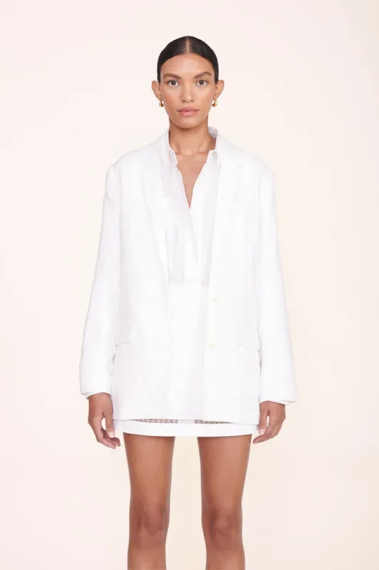 MAXWELL BLAZER | WHITE sold by STAUD