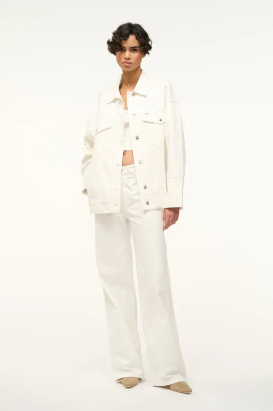 STAUD + WRANGLER THE LOOSE JEAN | WHITE sold by STAUD