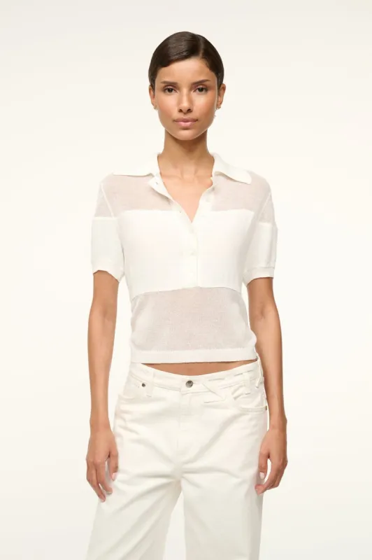 QUAINT TOP | WHITE sold by STAUD