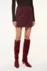 ANNETTE SKIRT | MERLOT sold by STAUD