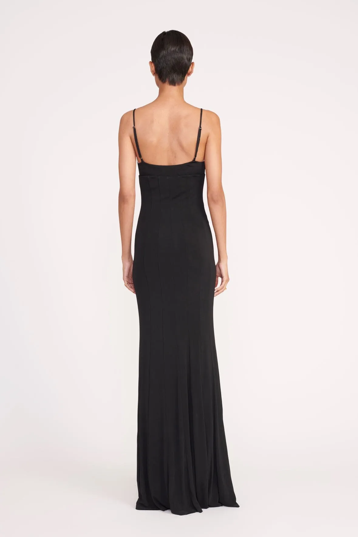 LAUREN DRESS | BLACK sold by STAUD product image thumbnail 3