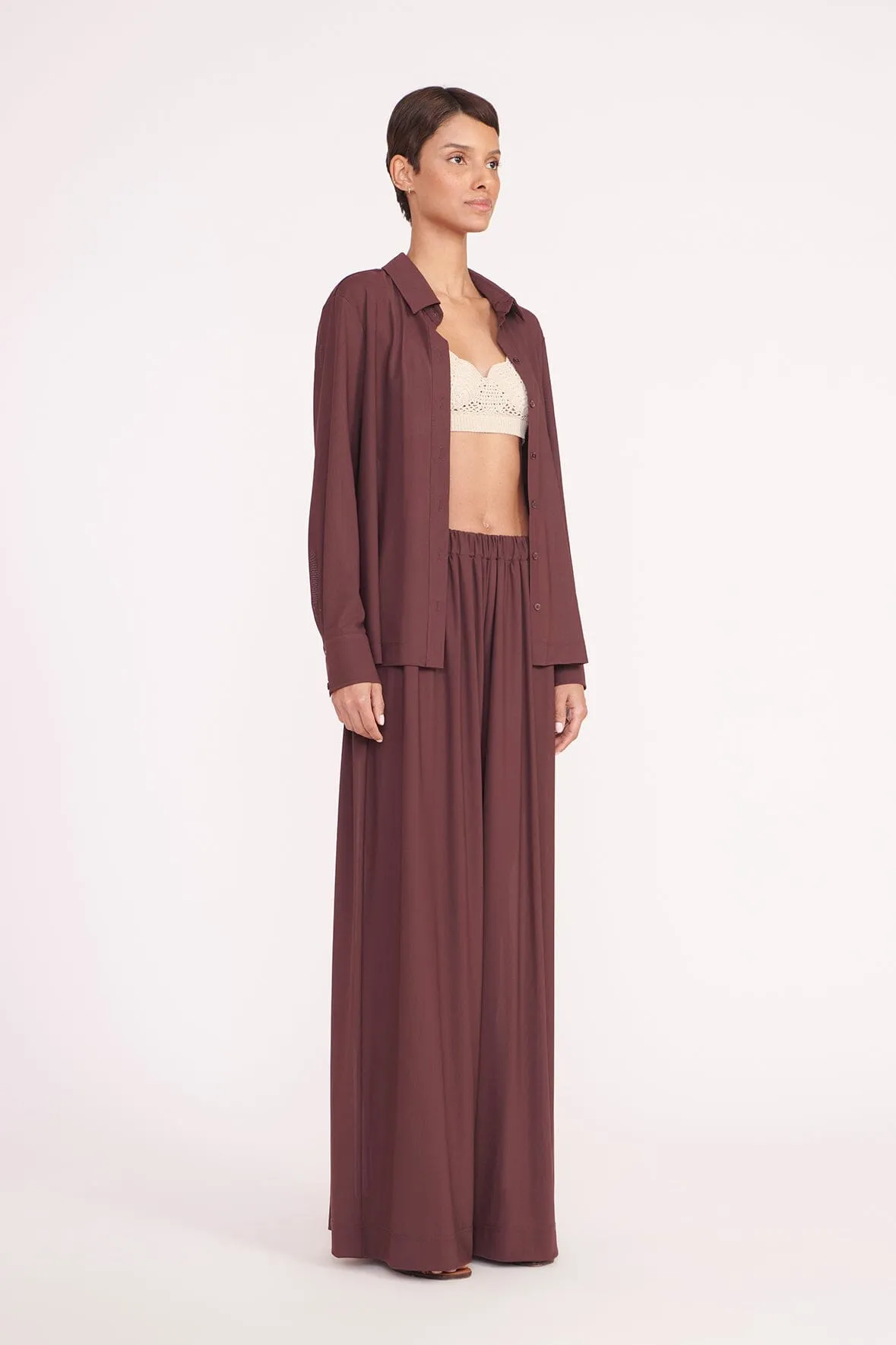MIRIAM COVERUP TOP | BARK sold by STAUD product image thumbnail 3