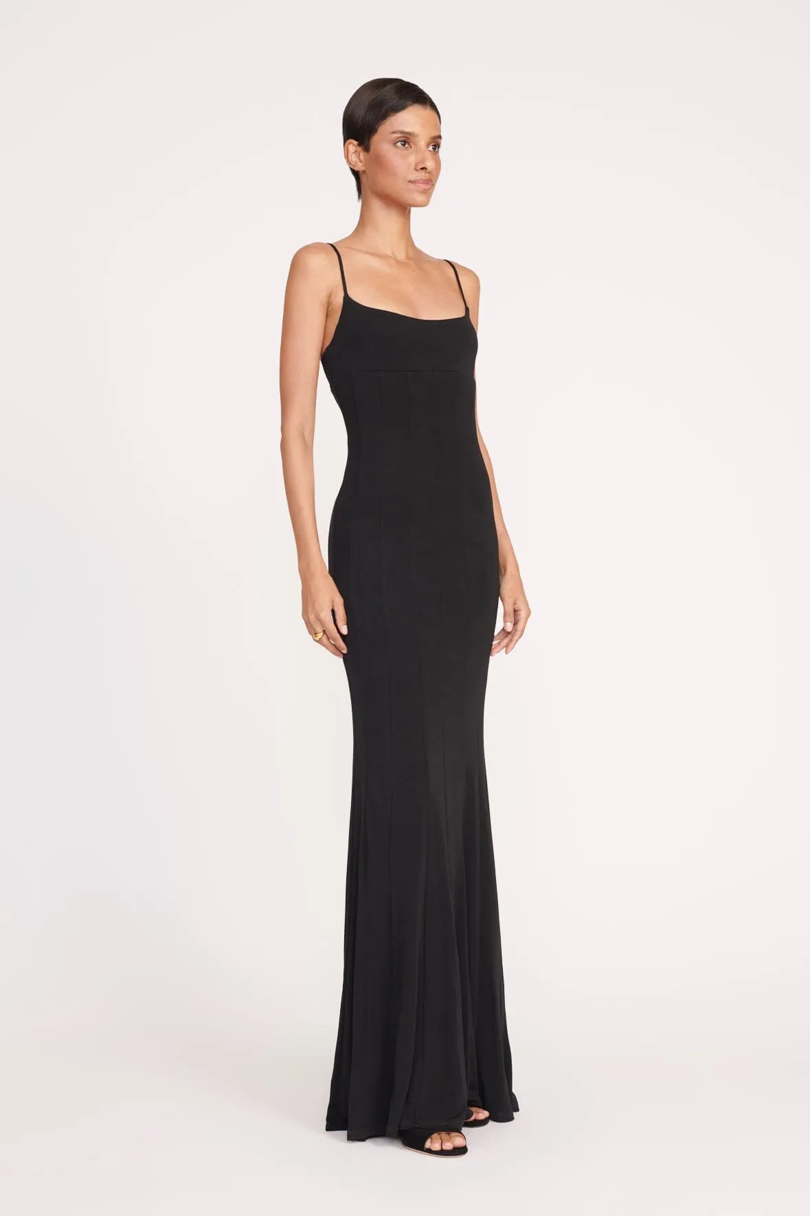 LAUREN DRESS | BLACK sold by STAUD product image thumbnail 2