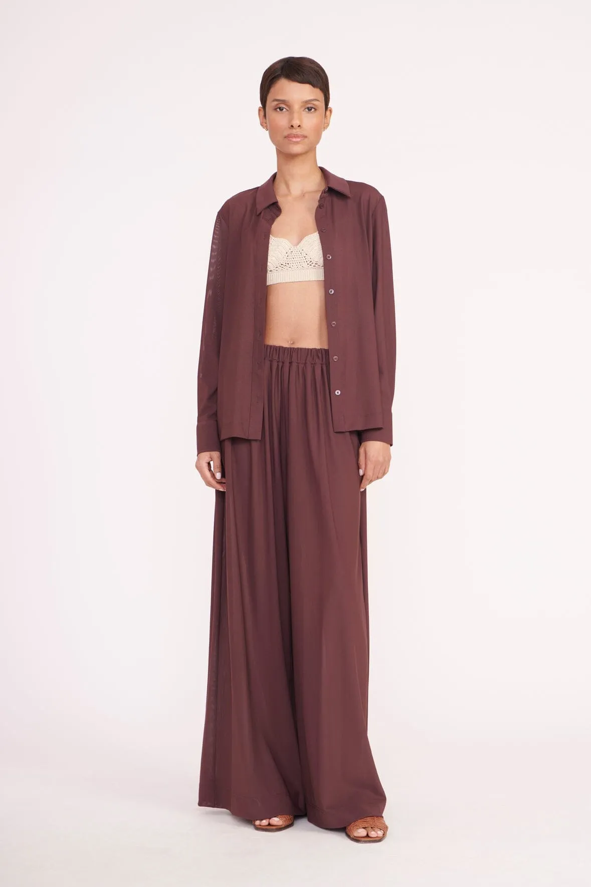 MIRIAM COVERUP TOP | BARK sold by STAUD product image thumbnail 2