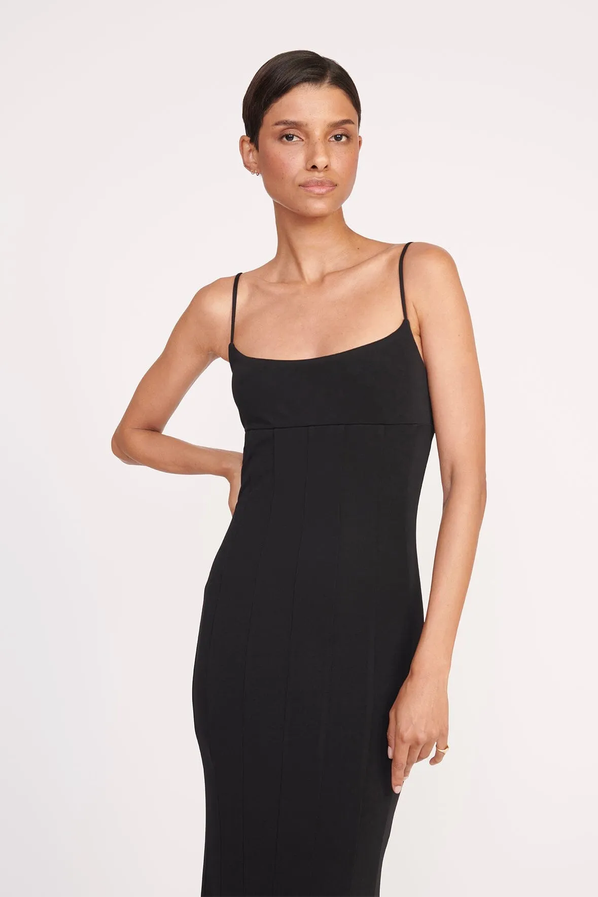 LAUREN DRESS | BLACK sold by STAUD product image thumbnail 4