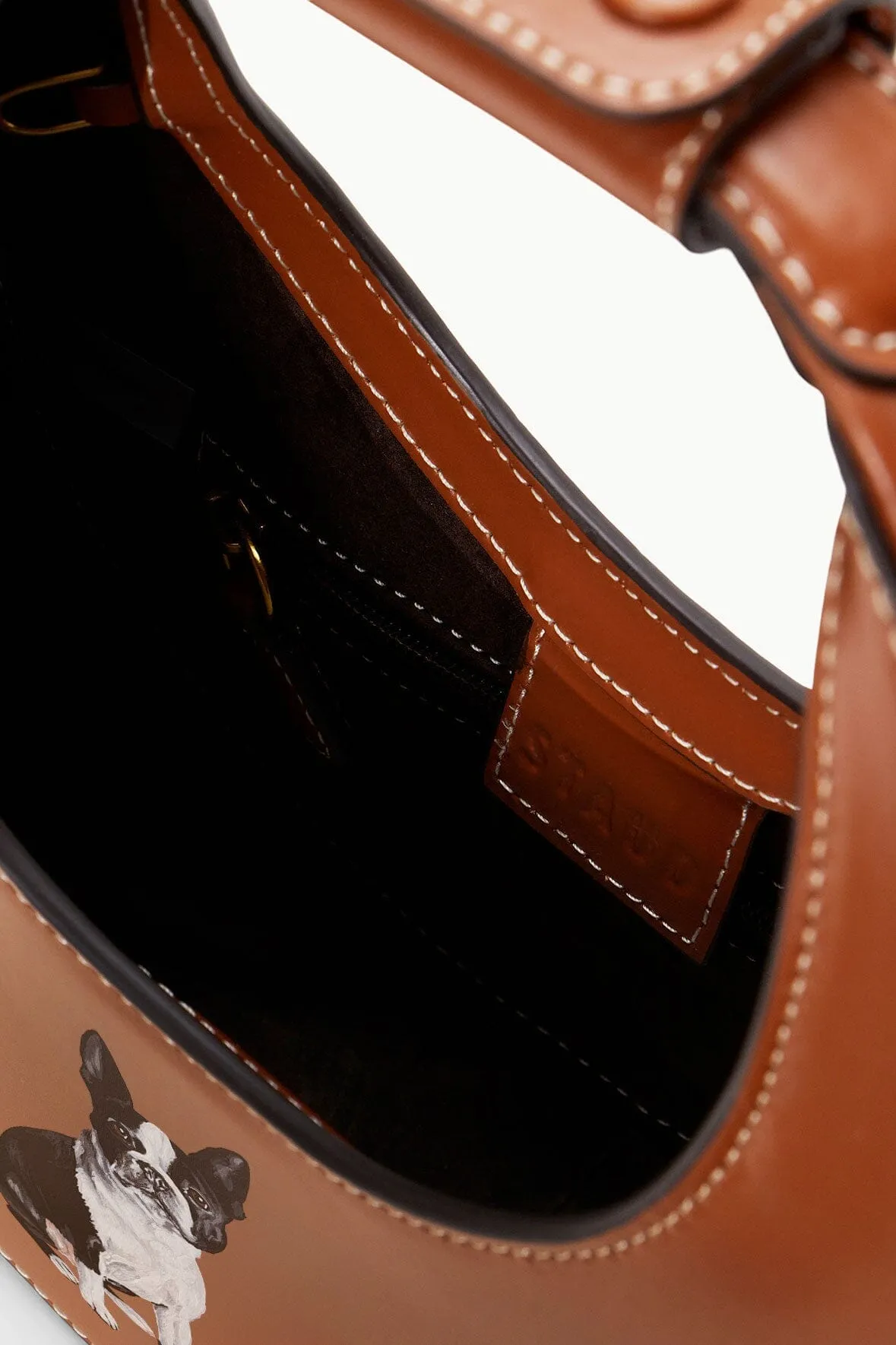 CUSTOM MINI MOON BAG | TAN sold by STAUD product image thumbnail 2