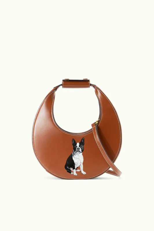 CUSTOM MINI MOON BAG | TAN sold by STAUD