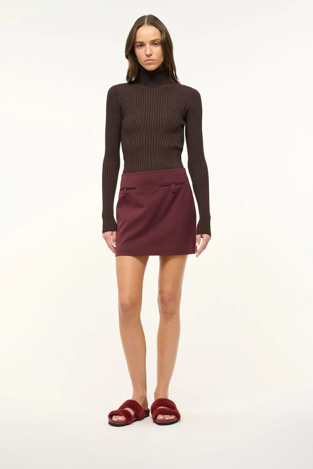 CYPRUS FAUX FUR SLIDE | PINOT sold by STAUD product image thumbnail 4