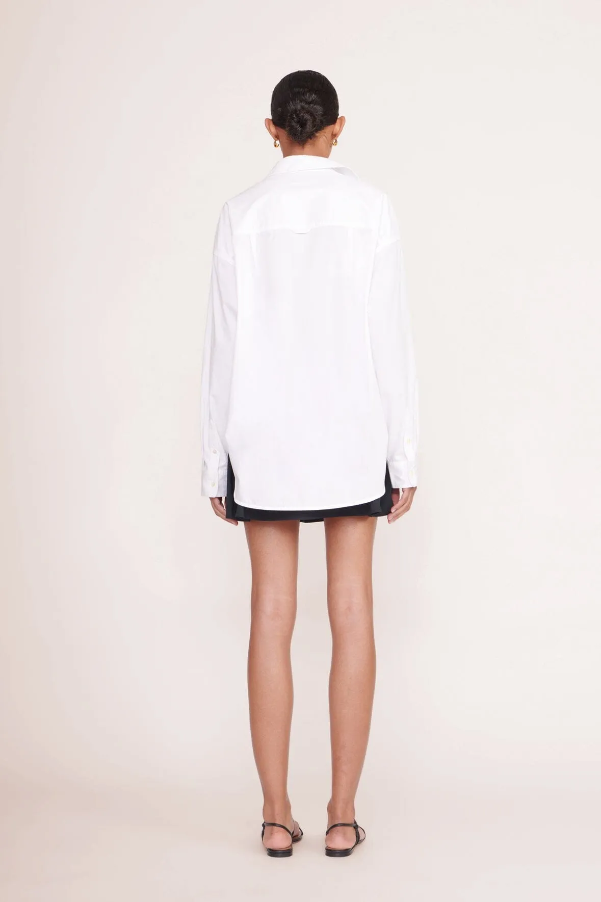 CUSTOM STAUD x C.BONZ CLASSIC OVERSIZED SHIRT | WHITE sold by STAUD product image thumbnail 5