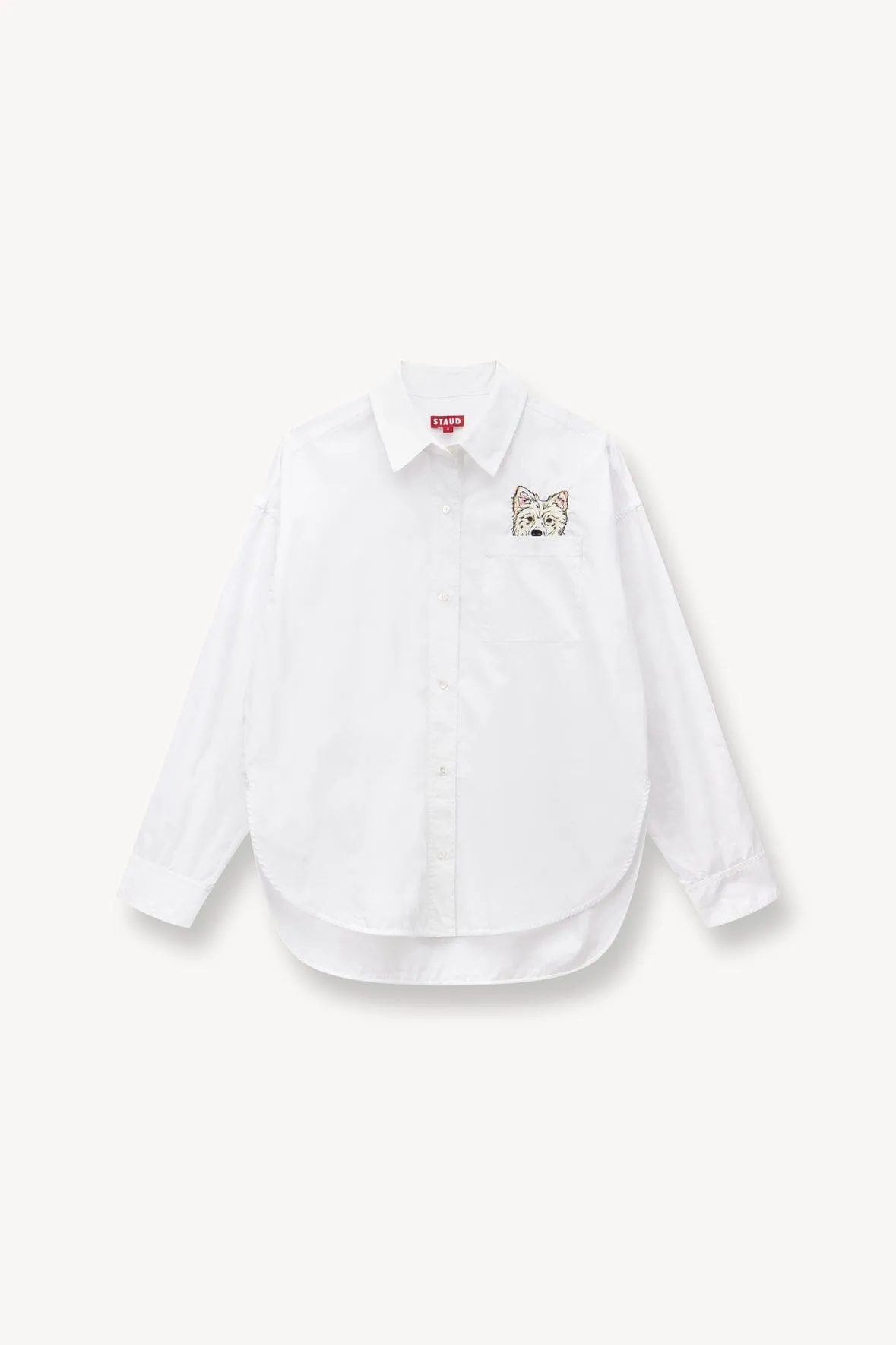 CUSTOM STAUD x C.BONZ CLASSIC OVERSIZED SHIRT | WHITE sold by STAUD product image thumbnail 2