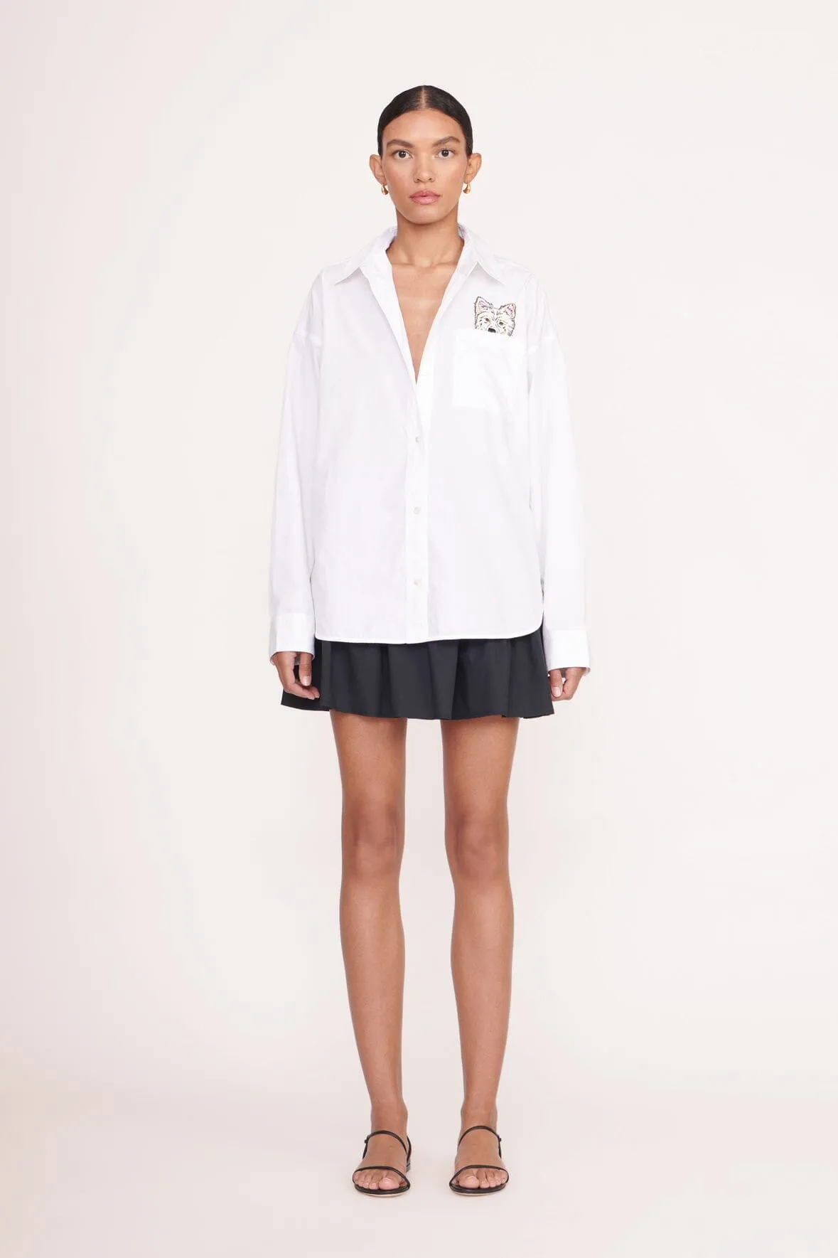 CUSTOM STAUD x C.BONZ CLASSIC OVERSIZED SHIRT | WHITE sold by STAUD product image thumbnail 3