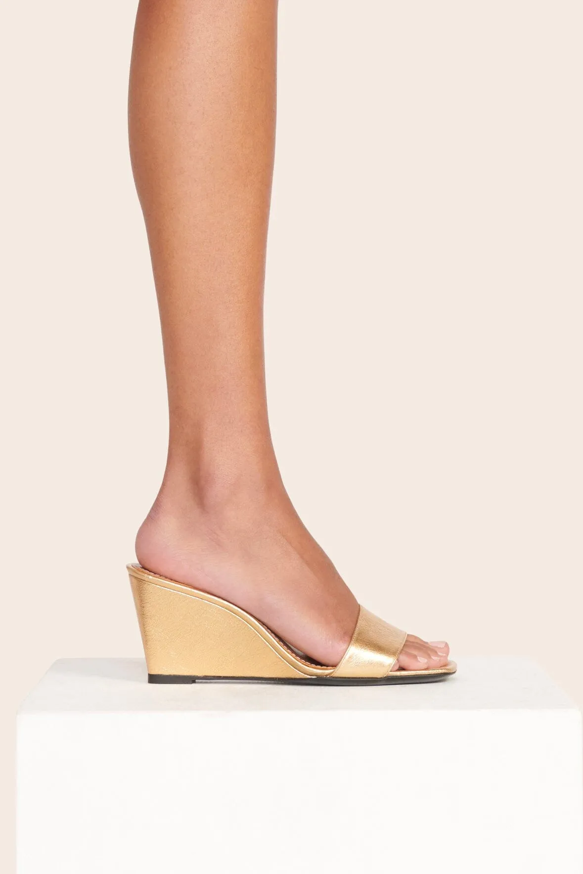 BILLIE WEDGE | GOLD sold by STAUD product image thumbnail 2