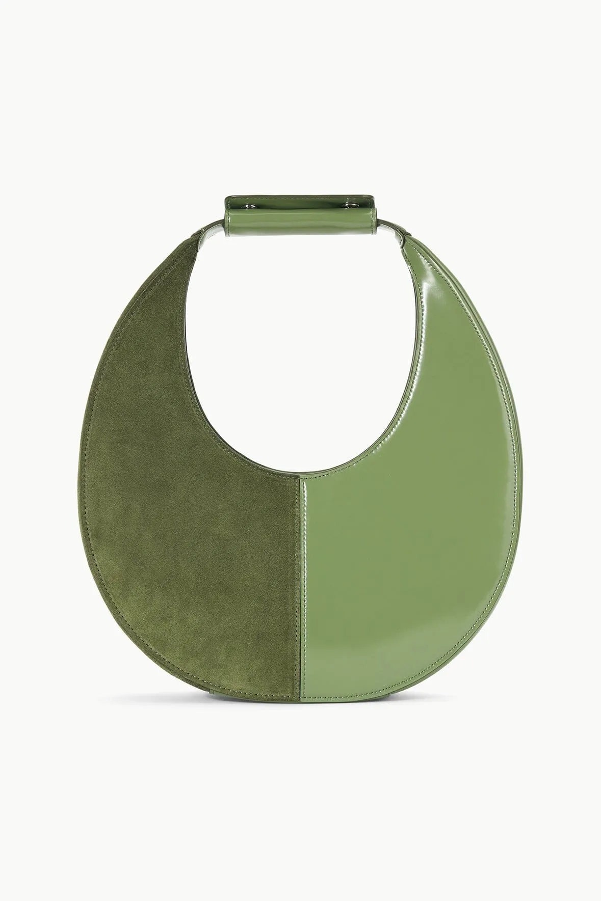 MOON SPLIT TOTE BAG | AVOCADO sold by STAUD