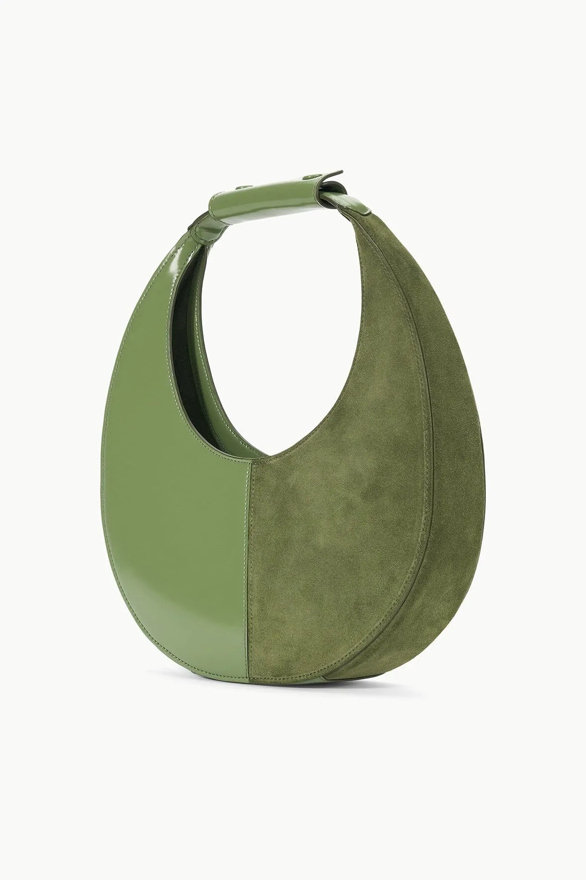 MOON SPLIT TOTE BAG | AVOCADO sold by STAUD product image thumbnail 3