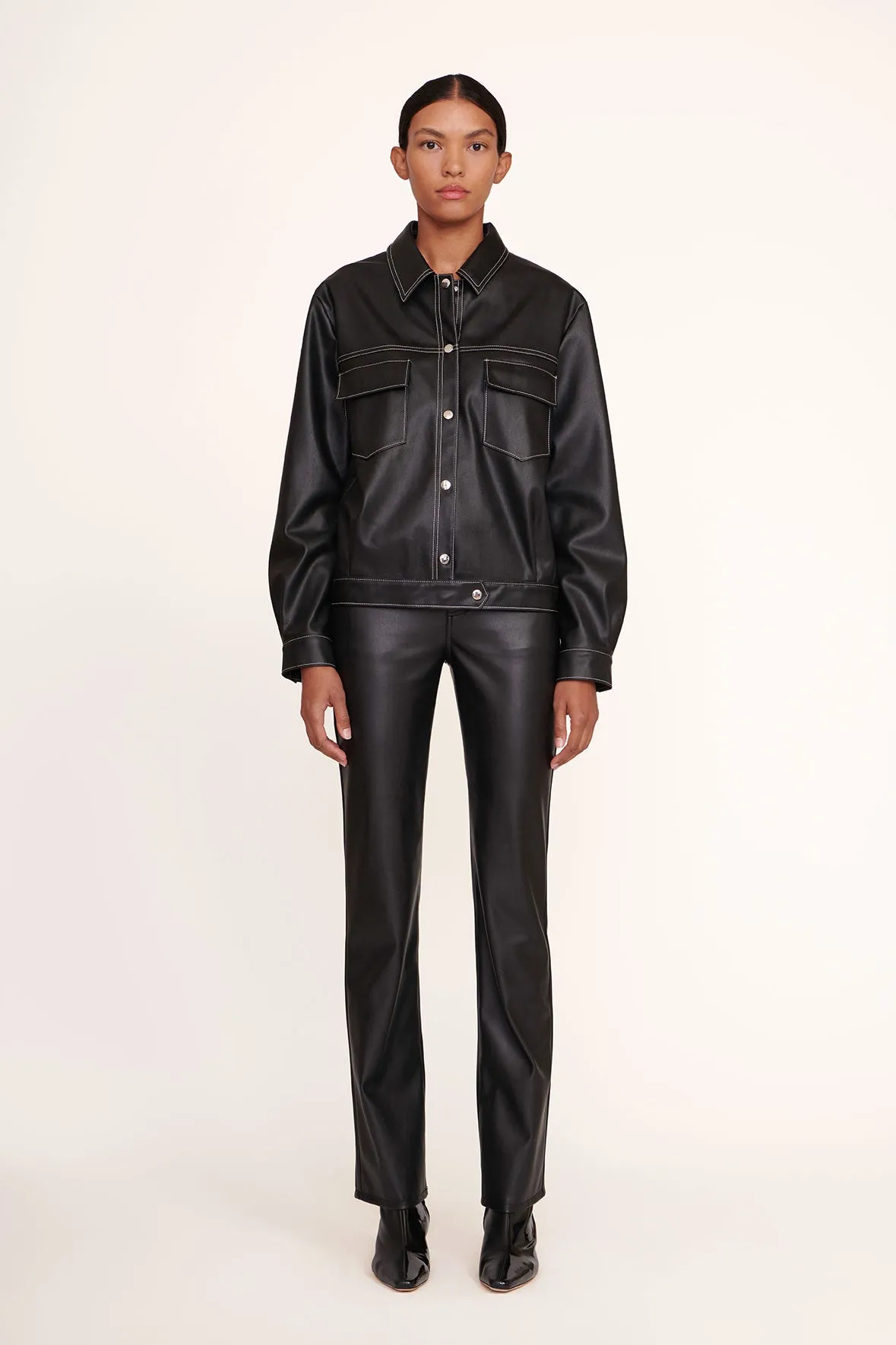 CUSTOM RYAN JACKET | BLACK sold by STAUD product image thumbnail 5