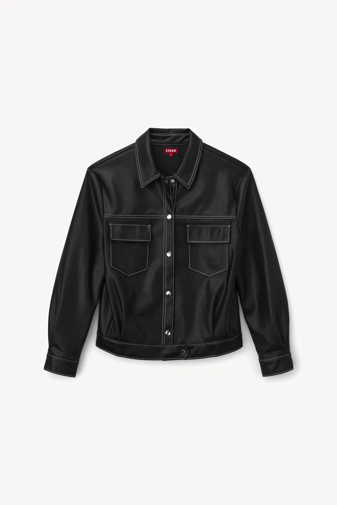 CUSTOM RYAN JACKET | BLACK sold by STAUD product image thumbnail 4