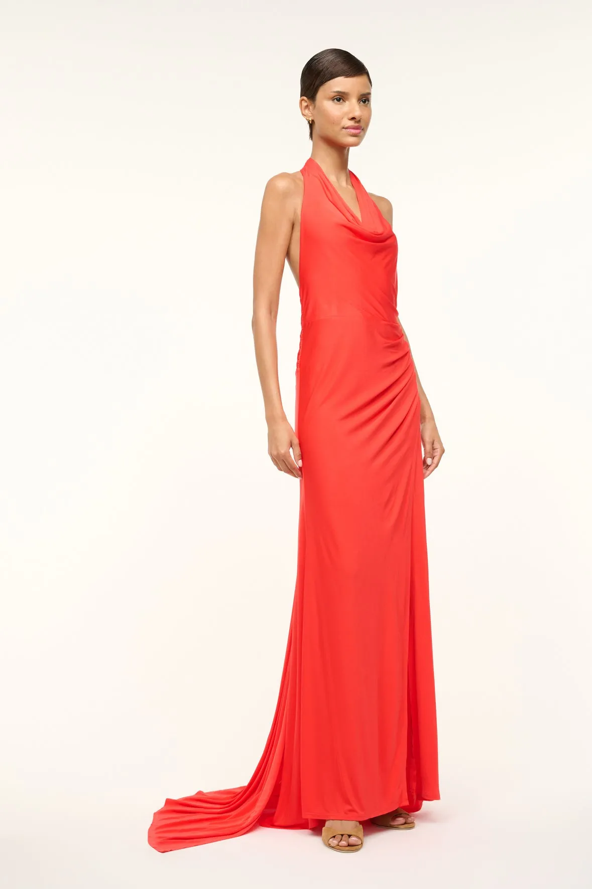 JULIUS DRESS | RED ROSE sold by STAUD product image thumbnail 2