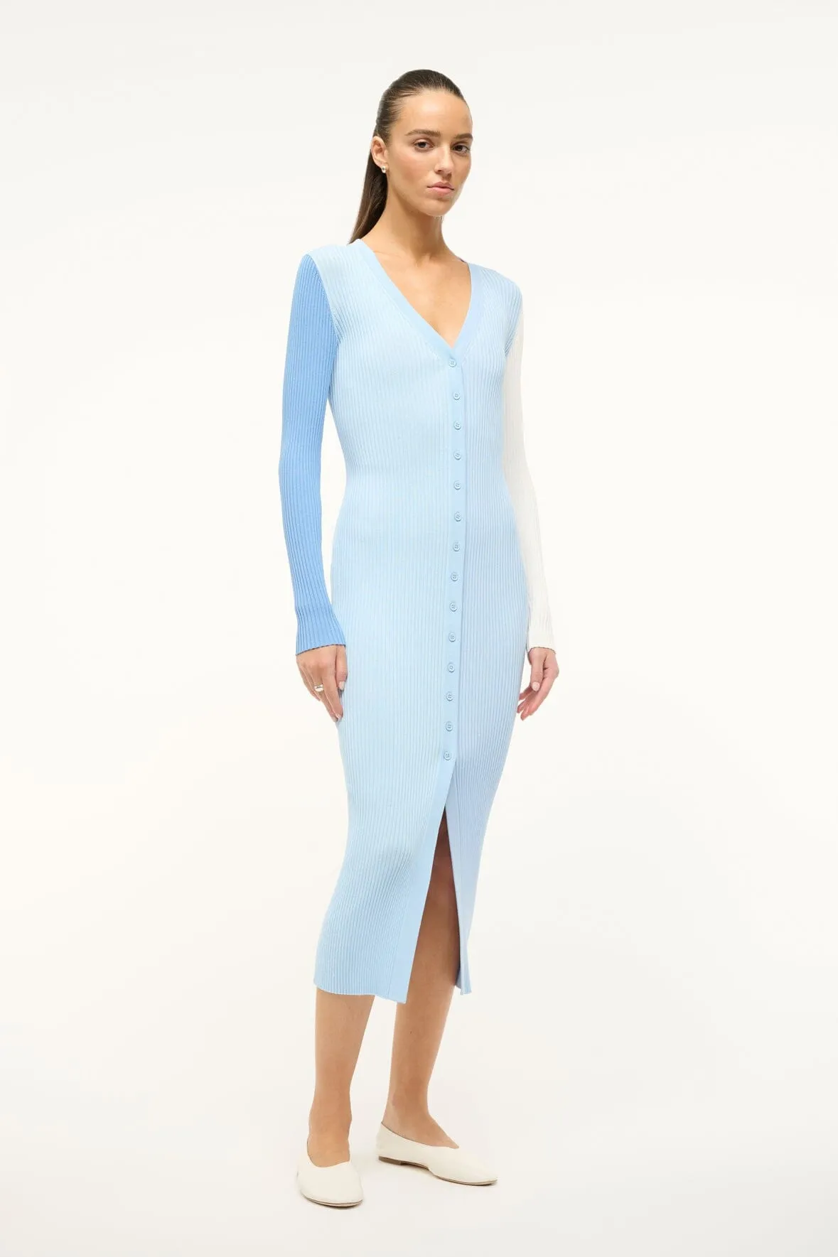 SHOKO SWEATER | PERIWINKLE MULTI sold by STAUD product image thumbnail 2