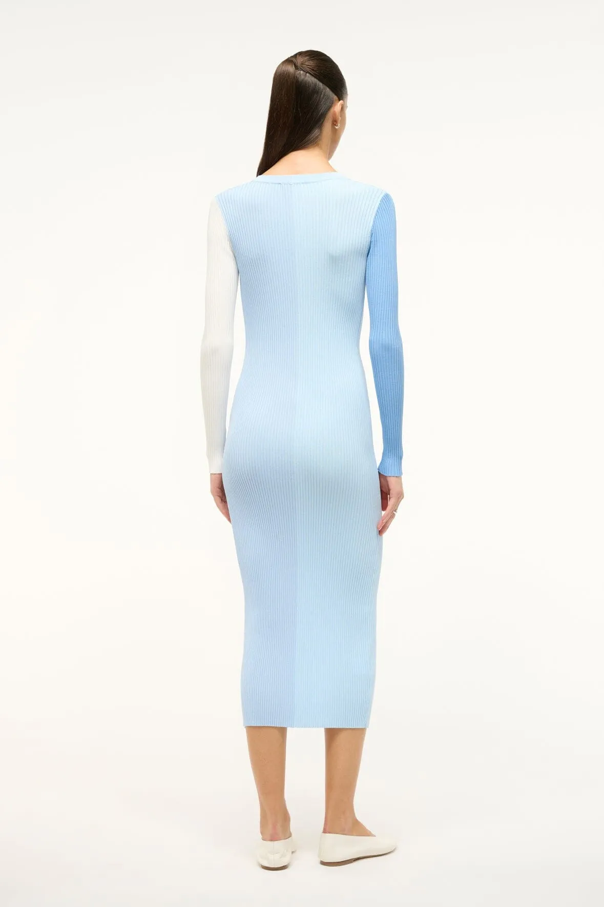 SHOKO SWEATER | PERIWINKLE MULTI sold by STAUD product image thumbnail 4