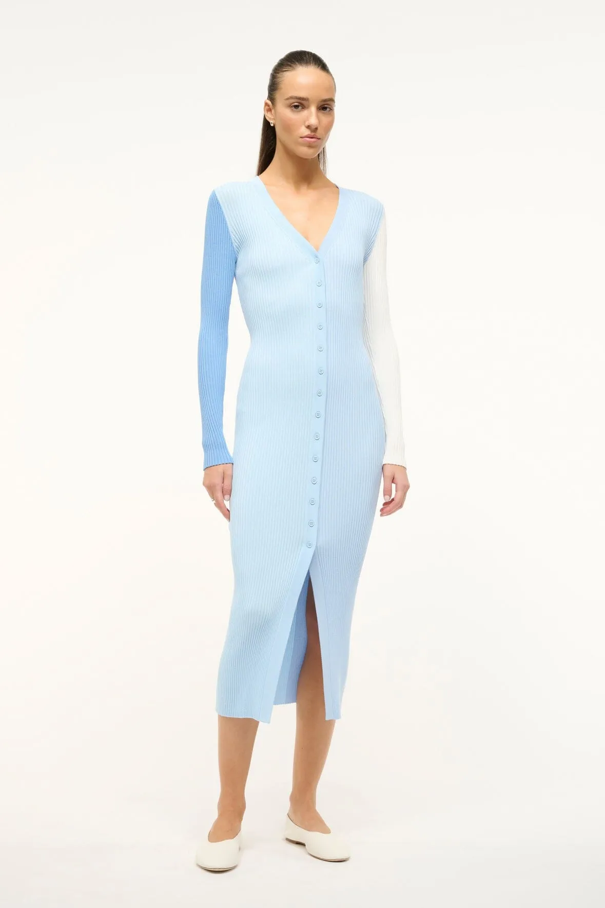 SHOKO SWEATER | PERIWINKLE MULTI sold by STAUD