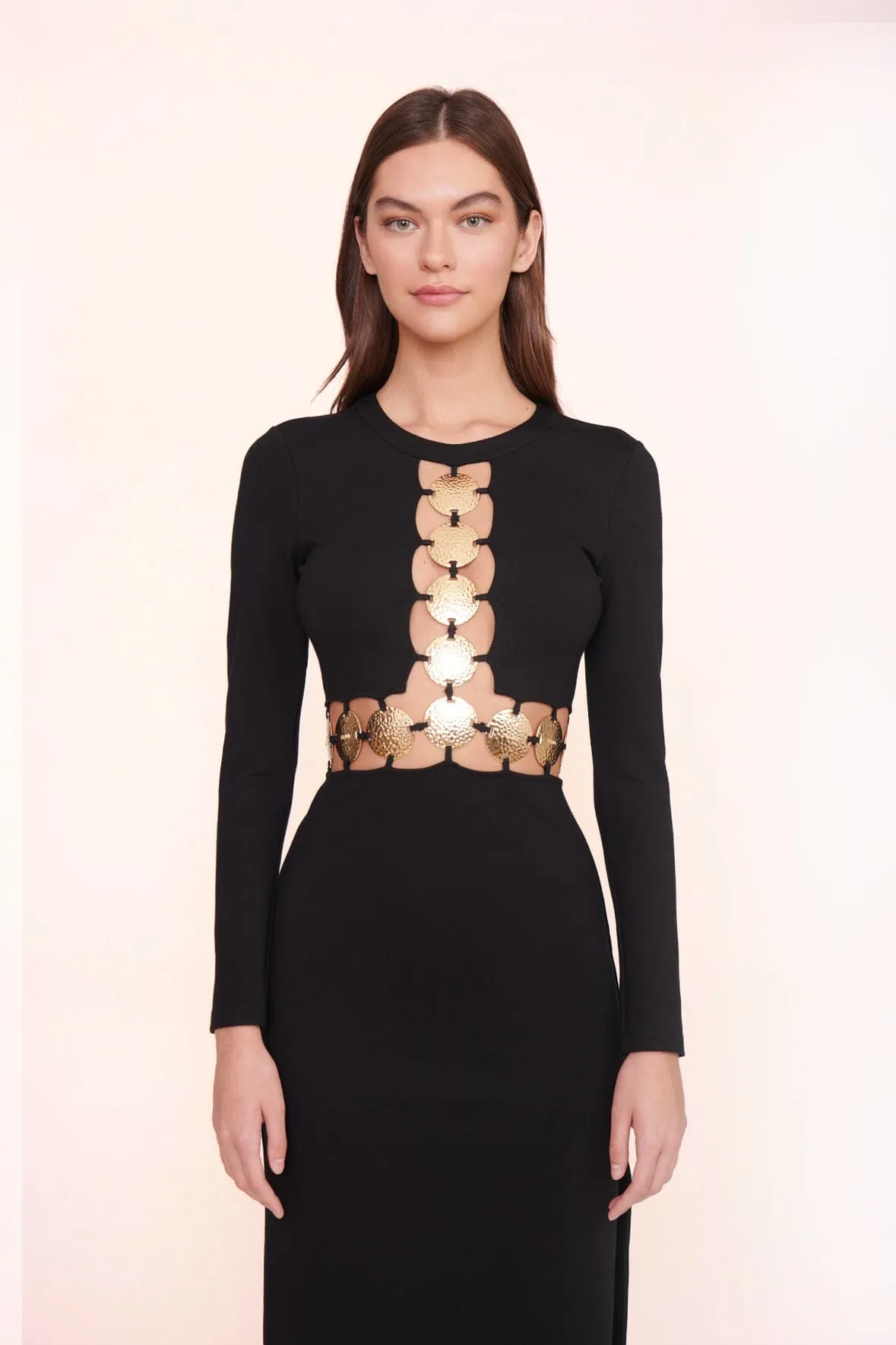 DELPHINE DRESS | BLACK sold by STAUD product image thumbnail 3