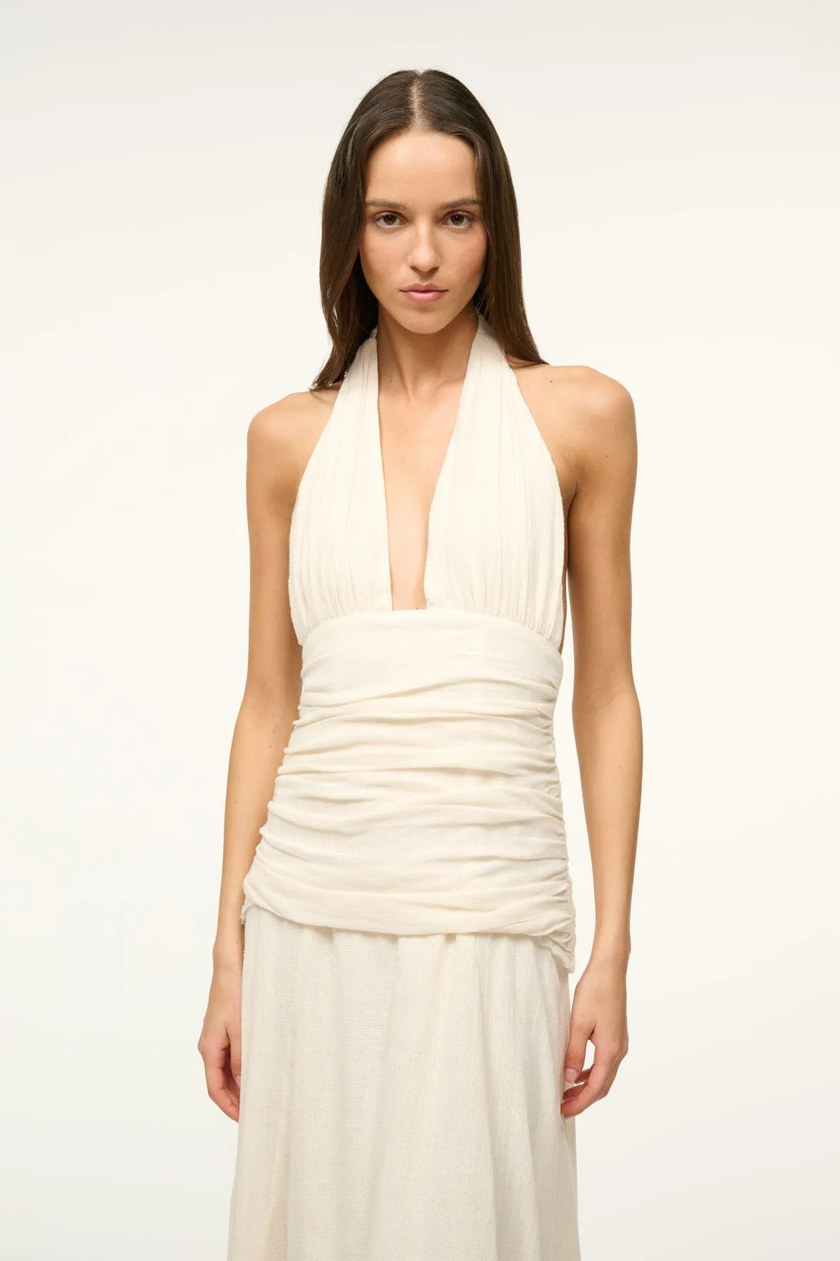 FROLIC DRESS | BUTTERCREAM sold by STAUD product image thumbnail 2