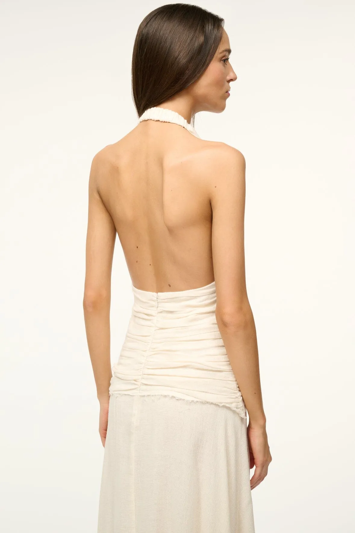 FROLIC DRESS | BUTTERCREAM sold by STAUD product image thumbnail 4