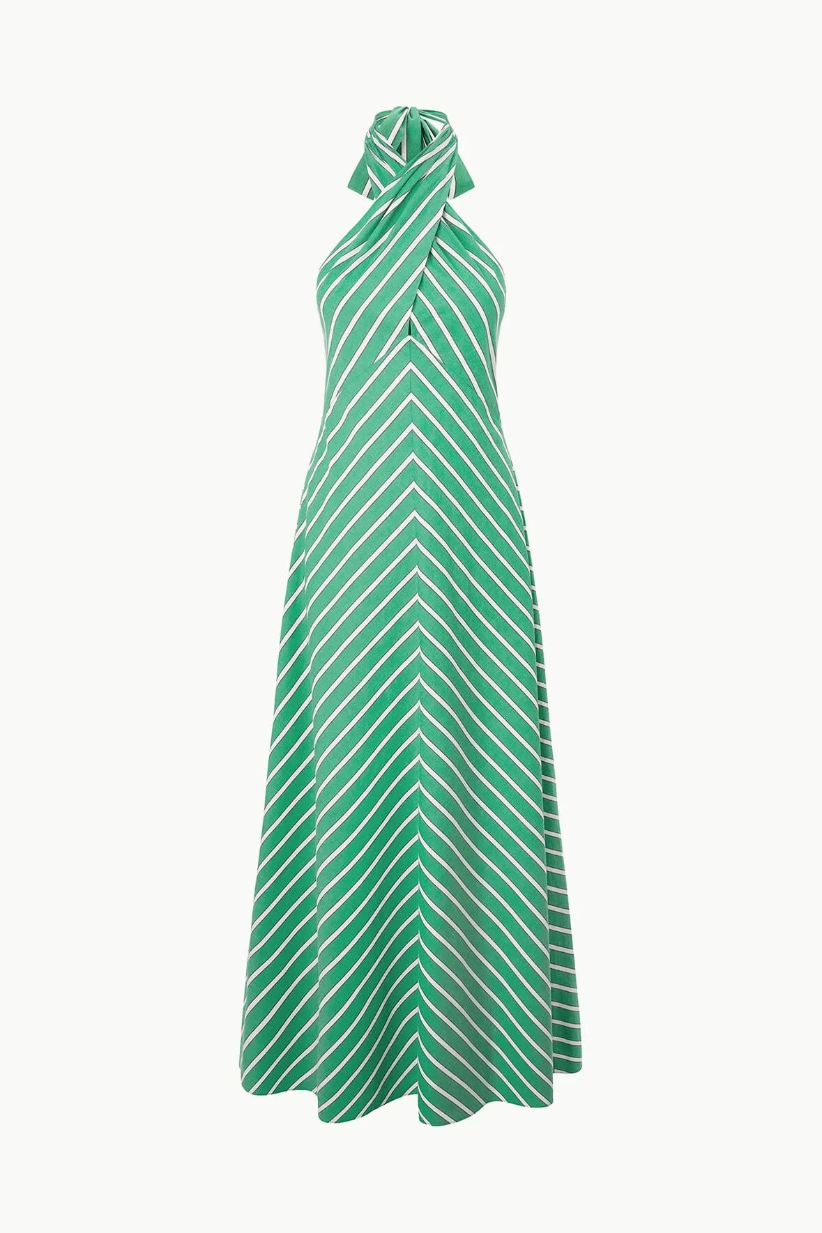 DAWN DRESS | SEAWEED STRIPE sold by STAUD product image thumbnail 5