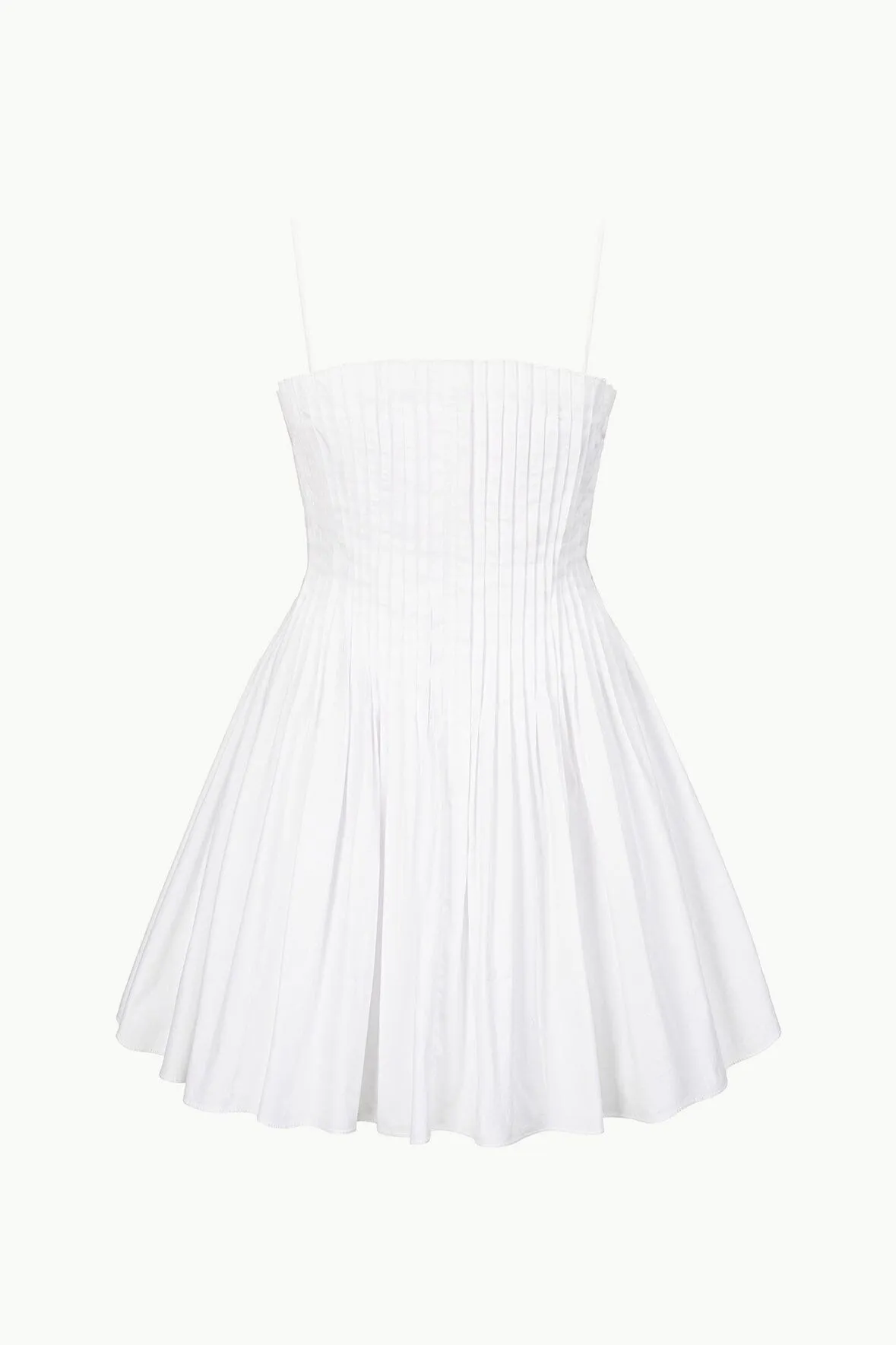 MINI BELLA DRESS | WHITE sold by STAUD product image thumbnail 5