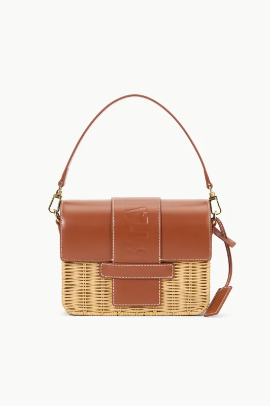 CHARLI WICKER CROSSBODY BAG | NATURAL sold by STAUD