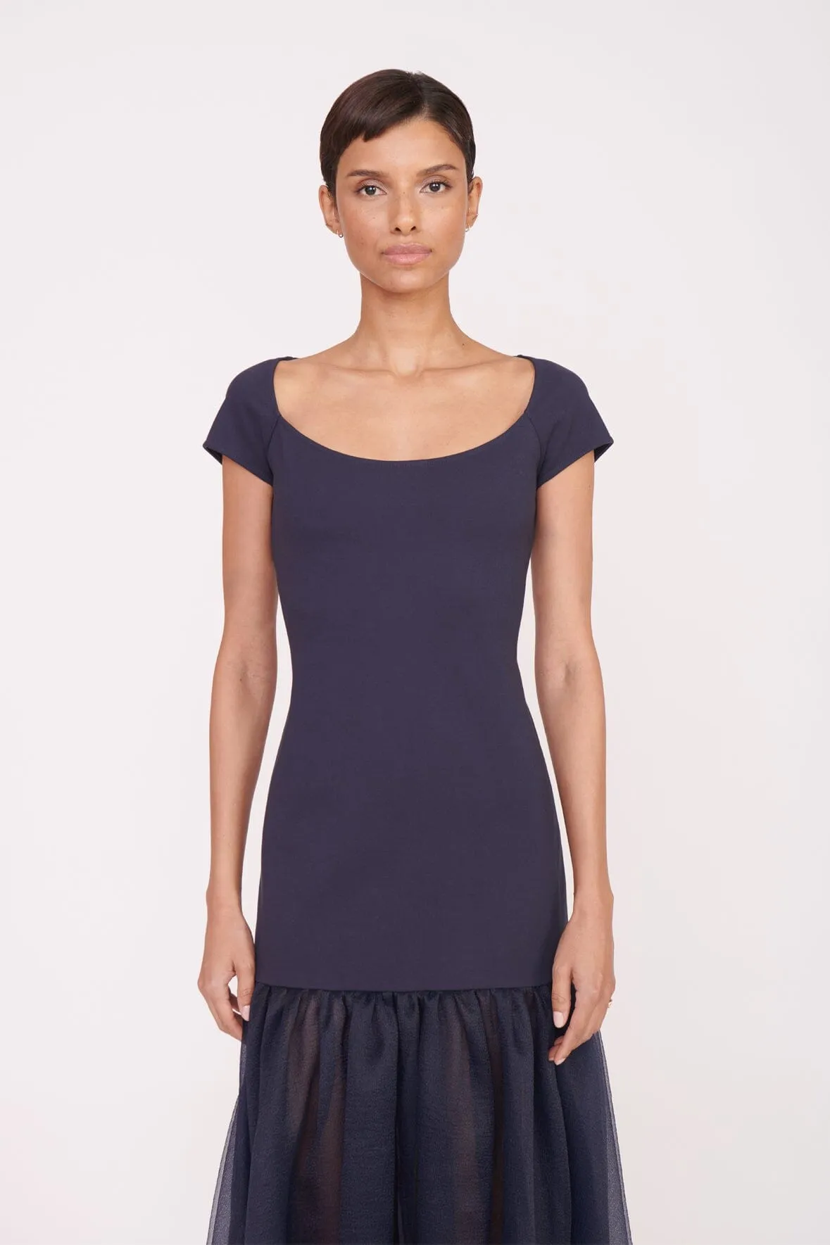 JOSEPH DRESS | NAVY sold by STAUD product image thumbnail 3