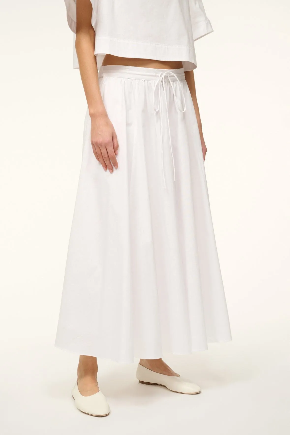 EDEN SKIRT | WHITE sold by STAUD product image thumbnail 2
