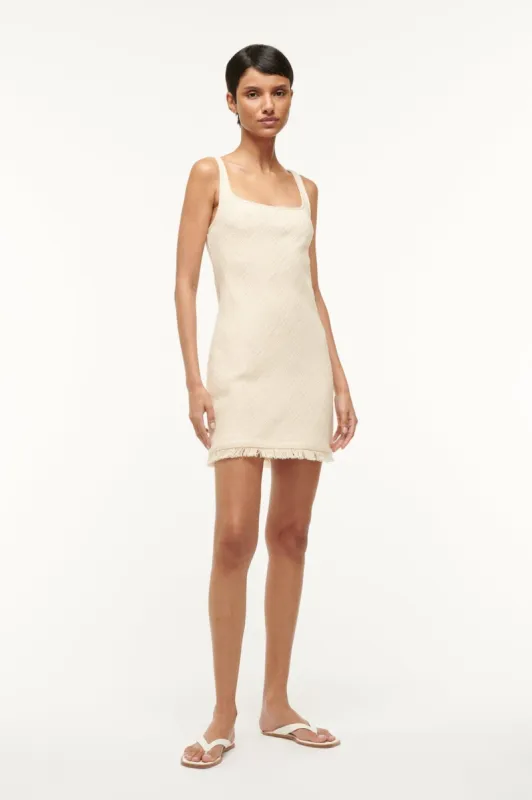 ISABELA DRESS | IVORY sold by STAUD