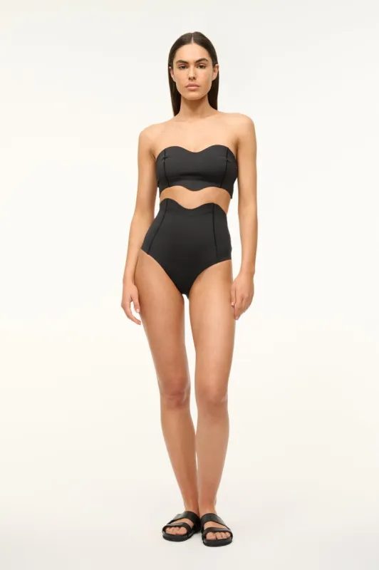 BLAKE BIKINI BOTTOM | BLACK sold by STAUD