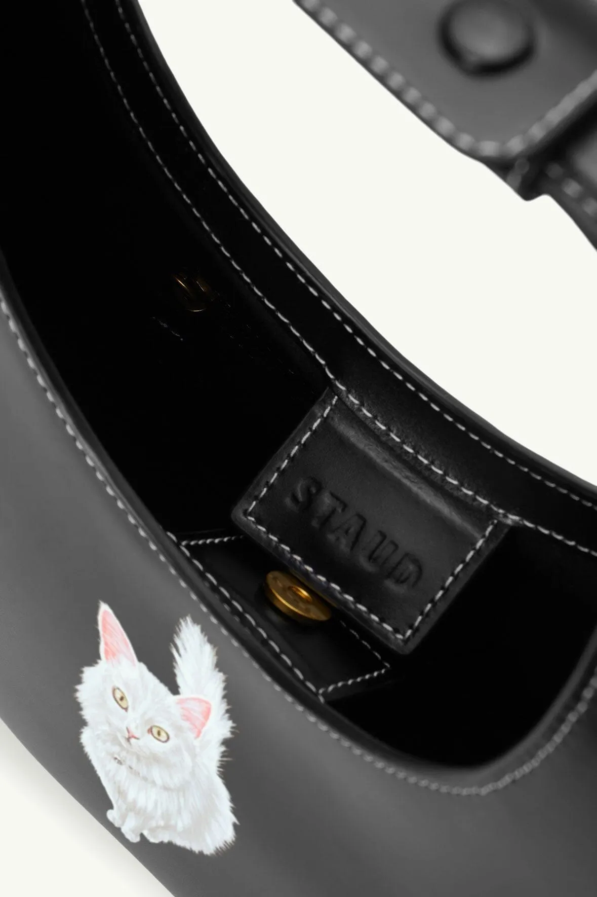 CUSTOM MOON BAG | BLACK sold by STAUD product image thumbnail 2