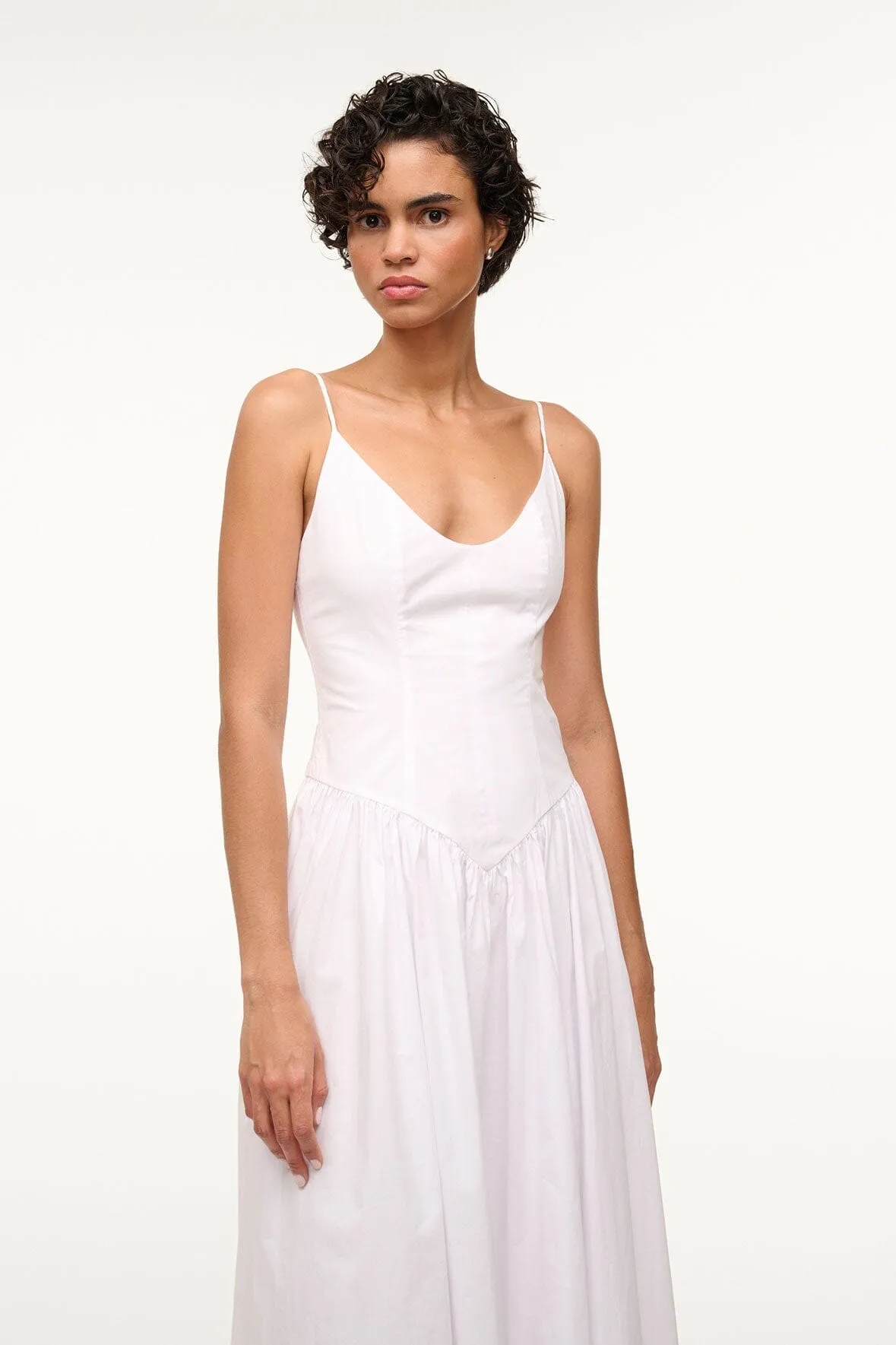 DENA DRESS | WHITE sold by STAUD product image thumbnail 2