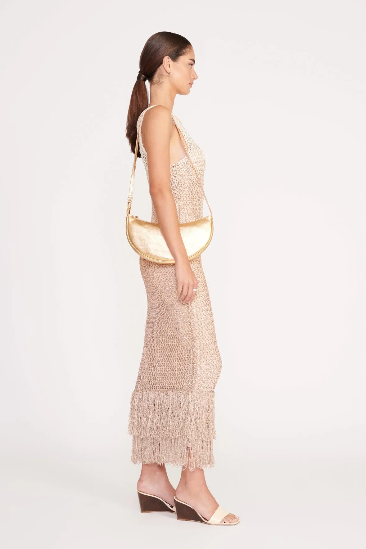 WALKER CROSSBODY BAG | GOLD sold by STAUD product image thumbnail 5